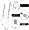 Opopark Set de 6 fouets en acier inoxydable 13cm et 18cm, Voir les images du produit 3
