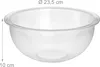 Relaxdays Salatschüssel Glas, 2er Set, 2,4 Liter, Produktbild-Vorschau 4