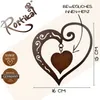 Rostikal Deko Herz 16 x 15 cm zum Hängen Rost Hochzeit Produktbild-Vorschau 2