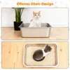Katzentoilette,Edelstahl Katzentoilette, offenes Produktbild-Vorschau 3