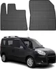 2010-2020 Fiat Doblo tappetini in gomma nera 2 pz Anteprima dell’immagine prodotto 1