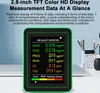 monitor jakości powietrza 6 w 1, wielofunkcyjny detektor Podgląd zdjęcia produktu 10