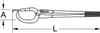 A diagram of a tool with dimensions labeled. Náhled obrázku produktu