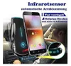 A man driving a car with a smartphone mounted on a wireless charger. Produktbild-Vorschau