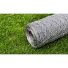 vidaXL Siatka stalowa ocynkowana 25x0,5 m srebrna Podgląd zdjęcia produktu 4