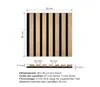 Lamelldekor 30x30 cm - Set 12 Stück (1,08 m²) - MDF-Paneele Produktbild-Vorschau 2