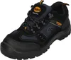 A single black and blue Dockers safety shoe is shown against a white background. Produktbild-Vorschau