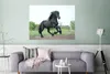 MuchoWow® Poster Pferd - Schwarz - Natur 120x90 cm - Produktbild-Vorschau 6