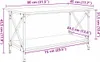 Couchtisch Altholz 80 x 45 x 45.5 cm Holzwerkstoff Produktbild-Vorschau 7