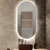 Specchio da bagno a LED ovale 50x100cm retroilluminato Anteprima dell’immagine prodotto 3