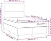 Boxspringbett Matratze Cappuccino-Braun 120x200cm Produktbild-Vorschau 5