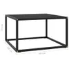 vidaXL Couchtisch Schwarz mit Schwarzem Glas 60x60x35 cm Produktbild-Vorschau 9