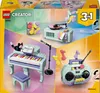 LEGO Creator 3-in-1-Set Deko-Klavier mit Katze - Retro Produktbild-Vorschau 8