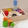 Montessori Holzspielzeug Bälle in Tassen 4 cm Produktbild-Vorschau 14