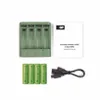 Nabíjačka GP B421 so 4 dobíjacími batériami AAA, 2100 mAh, Náhľad obrázku produktu 4