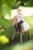 roba Outdoorspielpferd - Massivholz teak - Voltigierpferd Produktbild-Vorschau 4