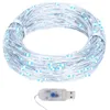 Fil lumineux LED 40 m 400 LED blanc froid 8 fonctions Voir les images du produit 6