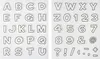 HEYDA Moosgummi Stempel-Set "Buchstaben & Zahlen" Set I 47 Produktbild-Vorschau 1