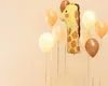 Folienballon Ziffer 1 Zahlenballon 82cm Giraffe Gelb / Produktbild-Vorschau 3
