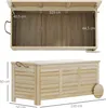 Outsunny Auflagenbox 185 L Stauraum Wasserdicht Gartenbox Produktbild-Vorschau 3