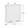 TM2X30 Treteimer 60 Liter Mülleimer Küchen-Ordnung Produktbild-Vorschau 5