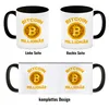 Bitcoin Millionär Kaffeebecher in schwarz mit Kryptowährung Produktbild-Vorschau 4