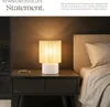 tectake® Tischleuchte Klea Boho-Stil, Wickeltechnik, 60 W Produktbild-Vorschau 3