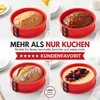Silikon Springform Rot Ø 23 cm mit Thermo Glasplatte | Produktbild-Vorschau 6