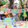 Oblique Unique Schuleinführung Girlande Schulkind Banner Produktbild-Vorschau 2