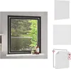vidaXL Magnet-Insektenschutz für Fenster Weiß 130x150 cm -  Produktbild-Vorschau 1