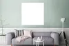 MuchoWow® Poster Einfarbig - Design - Weiß - Muster 75x75 Produktbild-Vorschau 5