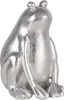 Clayre & Eef Figur Frosch 13x13x20 cm Silberfarbig Produktbild-Vorschau 2