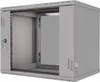 Serverschrank Pro 19" 9U, 450mm, Glastür, grau Voir les images du produit 1