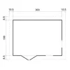 TIMBELA M334 Abri de jardin en bois avec fenêtres - cabane Voir les images du produit 3