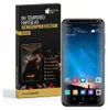 A product box for a screen protector is shown next to a smartphone displaying its screen. Produktbild-Vorschau
