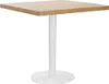 vidaXL Bistro stôl svetlo hnedý 80x80 cm MDF Náhľad obrázku produktu 6
