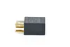 A black Bosch micro-relay with gold-colored pins is shown against a white background. Produktbild-Vorschau