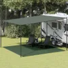 vidaXL Stanový koberec 400x400 cm Tmavě zelený HDPE Náhled obrázku produktu 2