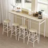 HOMCOM Bartisch Set 3-teilig Esstisch mit 2 Barhocker Produktbild-Vorschau 8