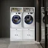 Roomart SÉRIE 1 Meuble double pour lave-linge, 134 cm de Voir les images du produit 3