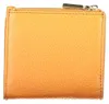 Elegante Damen-Geldbörse Orange Metallic mit Karten- und Produktbild-Vorschau 2