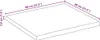 vidaXL Tischplatte mit Baumkante 80x80x3,8 cm Massivholz Produktbild-Vorschau 7