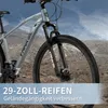 VANKEL 29 Zoll Mountainbike Herren Damen, Aluminium Rahmen, Produktbild-Vorschau 13