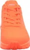 A close-up, front-facing view of a single neon orange sneaker. Anteprima dell’immagine prodotto