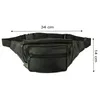 Echtleder Bauchtasche in Schwarz geschmeidiges Leder Produktbild-Vorschau 2