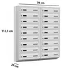 Cassette postale condominiale GDS grigio RAL 7035, 18 Anteprima dell’immagine prodotto 4
