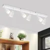 ZMH LED stropné svetlo 6 Flame White Vintage Nastaviteľné Náhľad obrázku produktu 1
