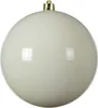 Weihnachtskugeln Kunststoff 20cm 1 Stück - Wollweiß Produktbild-Vorschau 1