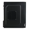 A black computer case shown from the side. Anteprima dell’immagine prodotto