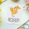 Mr. & Mrs. Panda Postkarte Fuchs Eiskunstläufer - Weiß - Produktbild-Vorschau 2